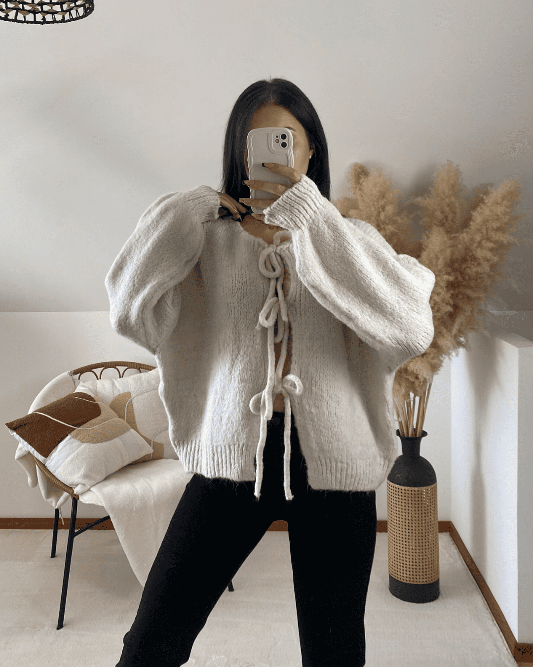 Chunky knit vest