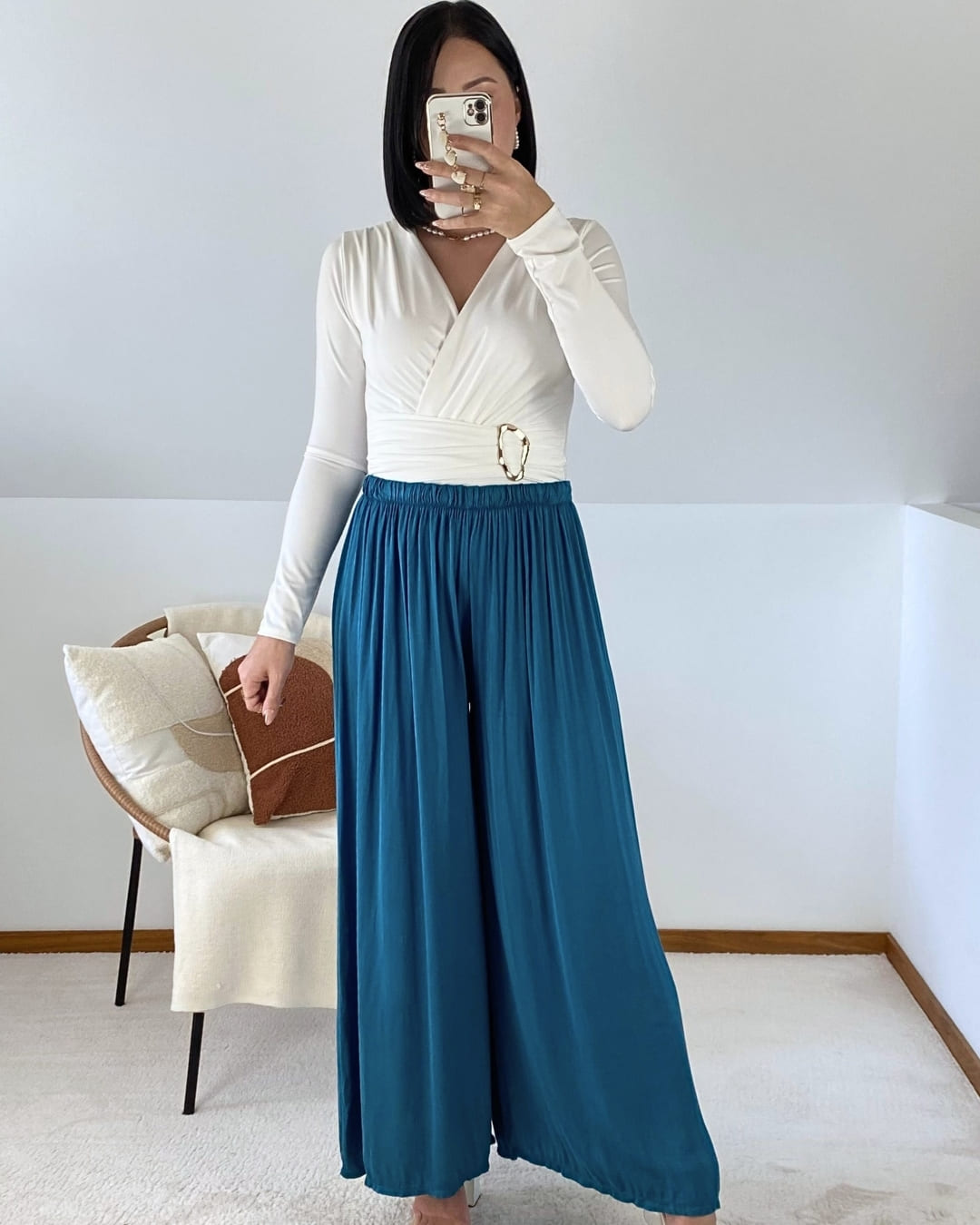 Pantalon large et fluide