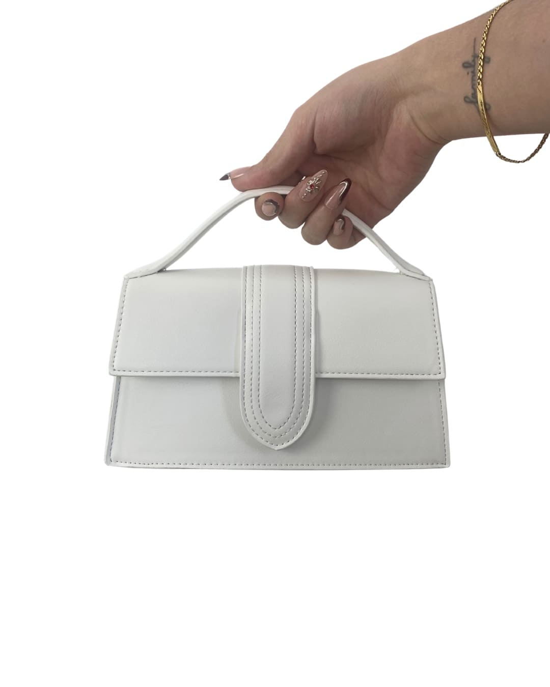 Sac à main détails argentés