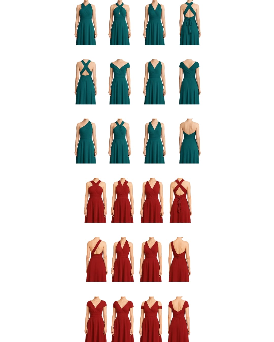 Flowing dress with adjustable straps
