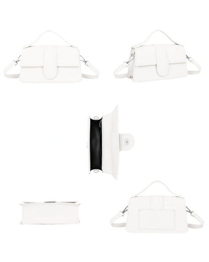 Handbag with silver details