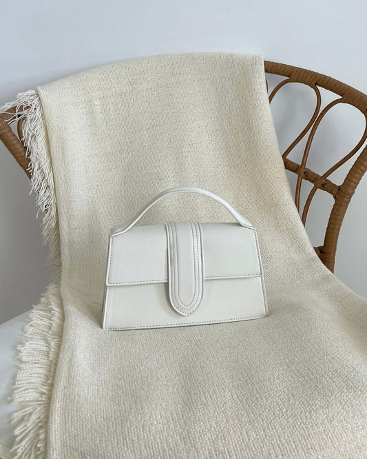 Handbag with silver details